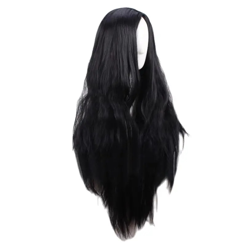 Resistance Tube Set - f,5.g'6\j/8,Hela 80cm Long Black Curly Cosplay