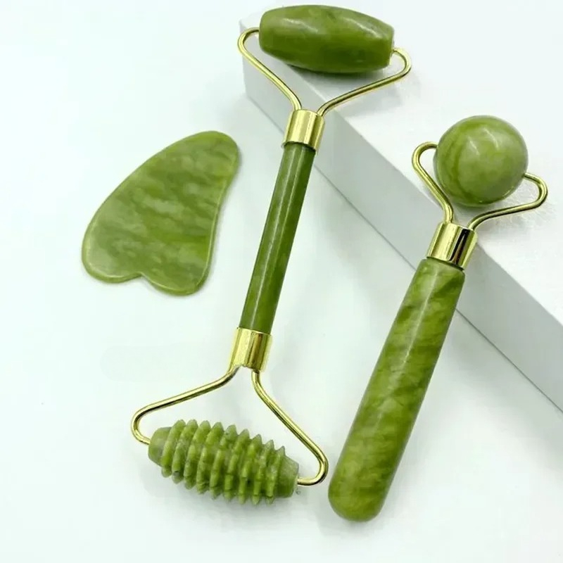 Natural jade roller massager,  - огляд і ціна Jade Gua Sha Tool