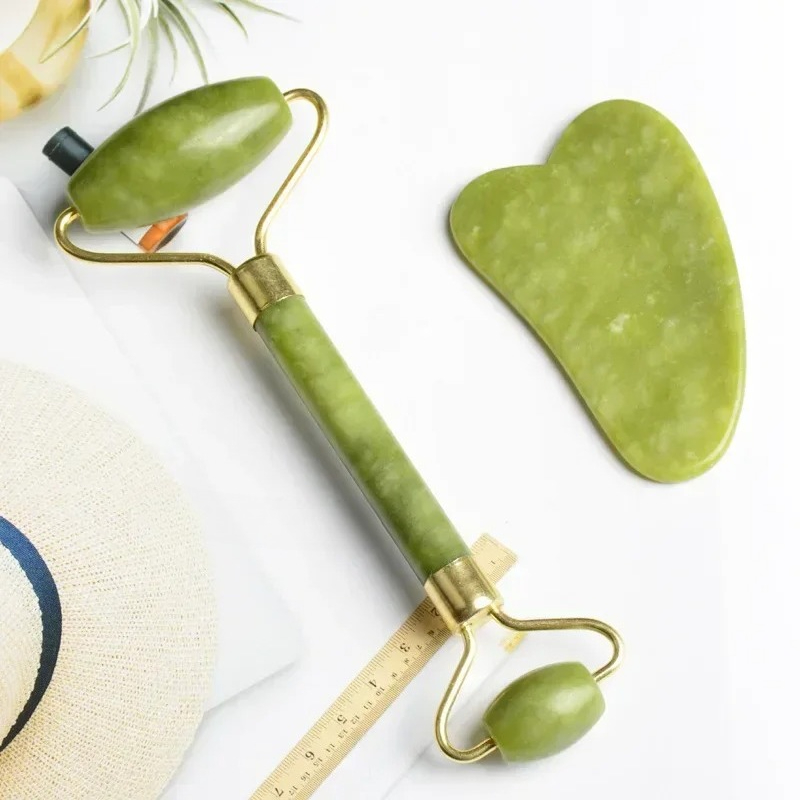 Natural jade roller massager,  - огляд і ціна Jade Gua Sha Tool