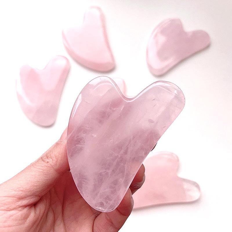 Heart Guasha Stone Face Rose N - огляд і ціна Jade Gua Sha Tool